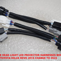 TOYOTA HILUX 2015 CABLE TO UPGRADE LIGHTS TO LED VERSION