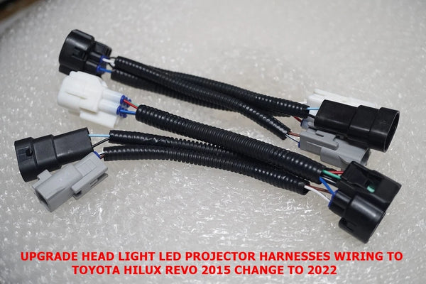 TOYOTA HILUX 2015 CABLE TO UPGRADE LIGHTS TO LED VERSION