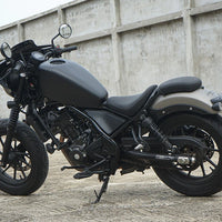 COVER FUEL OIL TANK MATTE BLACK V.2 FOR HONDA REBEL CMX 300&500 2017-25