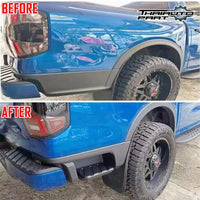Ford Ranger Next Gen XL XLS Wildtrak 2022-25 Rear Step Body Side Black Pair