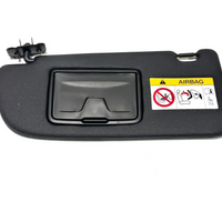 Black RHD Left Side Sun Visor W/ Mirror For Isuzu D-max Mu-x 2020-2023