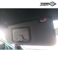 Black RHD Left Side Sun Visor W/ Mirror For Isuzu D-max Mu-x 2020-2023