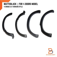 MATT BLACK V-CROSS FENDER FLARE WHEEL ARCH FOR ISUZU D-MAX TFR 20-23 DL20 DL40