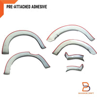 MATT BLACK V-CROSS FENDER FLARE WHEEL ARCH FOR ISUZU D-MAX TFR 20-23 DL20 DL40