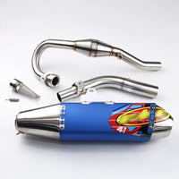 FULL SYSTEM EXHAUST MUFFLER PIPE BLUE RACHING FOR HONDA CRF300L RALLY 2020-2025
