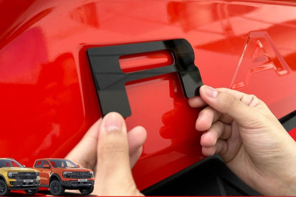 Ford ranger Next Gen Rear tailgate 3mm plastic Acrylic logo