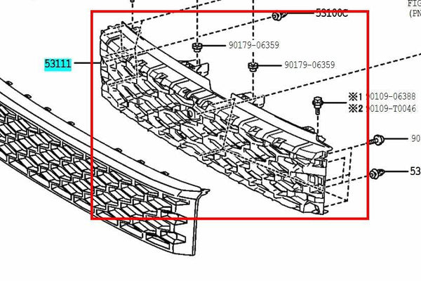 PRE-ORDER TOYOTA HILUX 2026 GENUINE WHITE GRILL