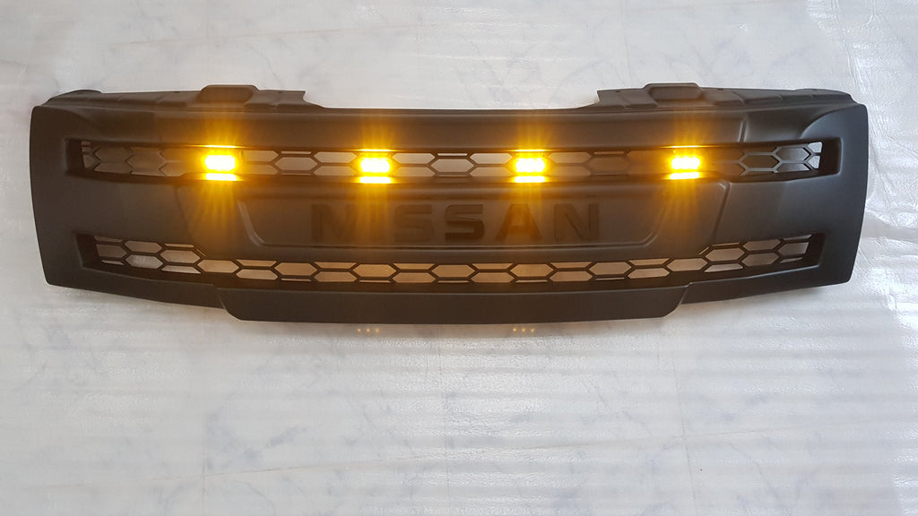 NISSAN NAVARA D40 2005-2010 GRILL BLACK NISSAN