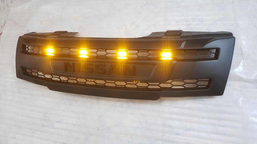 NISSAN NAVARA D40 2005-2010 GRILL BLACK NISSAN
