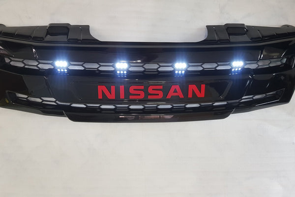 NISSAN NAVARA D40 2005-2010  GRILL RED NISSAN