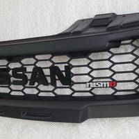 NISSAN NAVARA D40 2005-2010 GRILL BLACK NISSAN V2