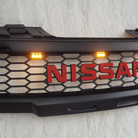 NISSAN NAVARA D40 2005-2010 GRILL RED NISSAN V2