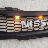 NISSAN NAVARA D40 2005-2010 GRILL WHITE NISSAN V2