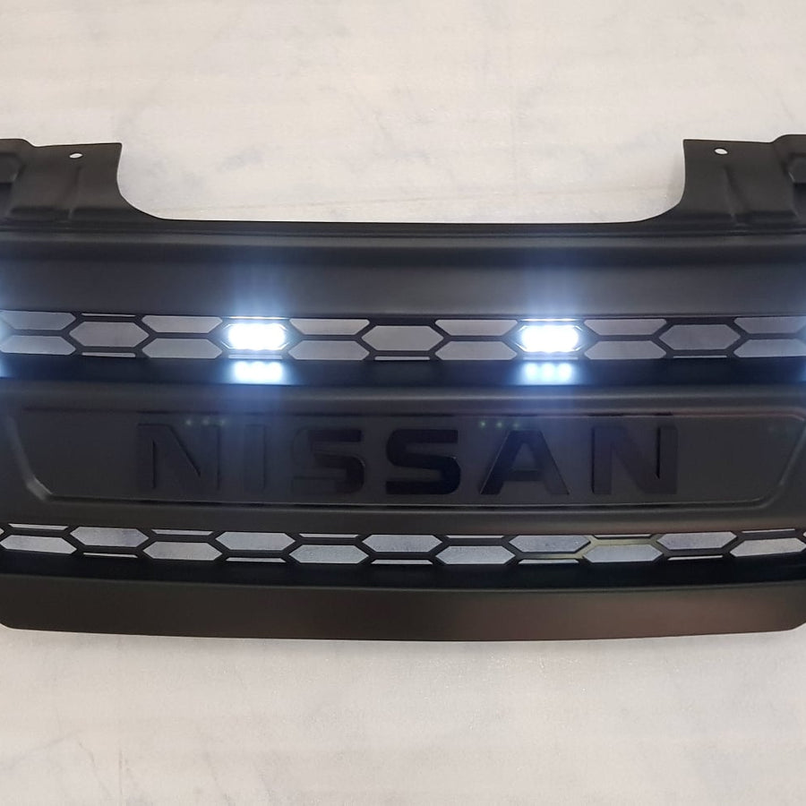 NISSAN NAVARA D40 2005-2010 GRILL BLACK NISSAN