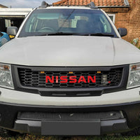 NISSAN NAVARA D40 2005-2010 GRILL RED NISSAN V2