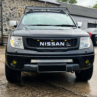 NISSAN NAVARA D40 2005-2010 GRILL WHITE NISSAN V2